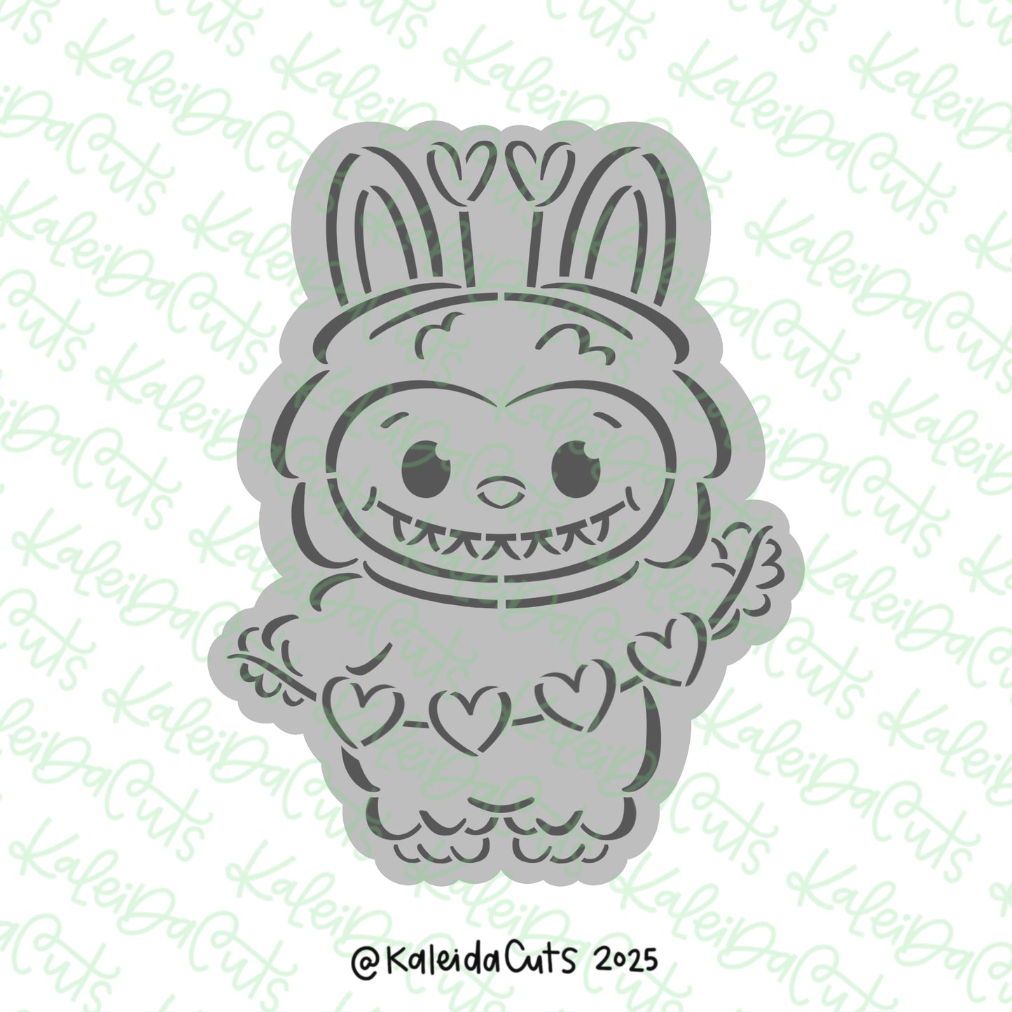 PYO Monster Plush Valentine Cookie Cutter
