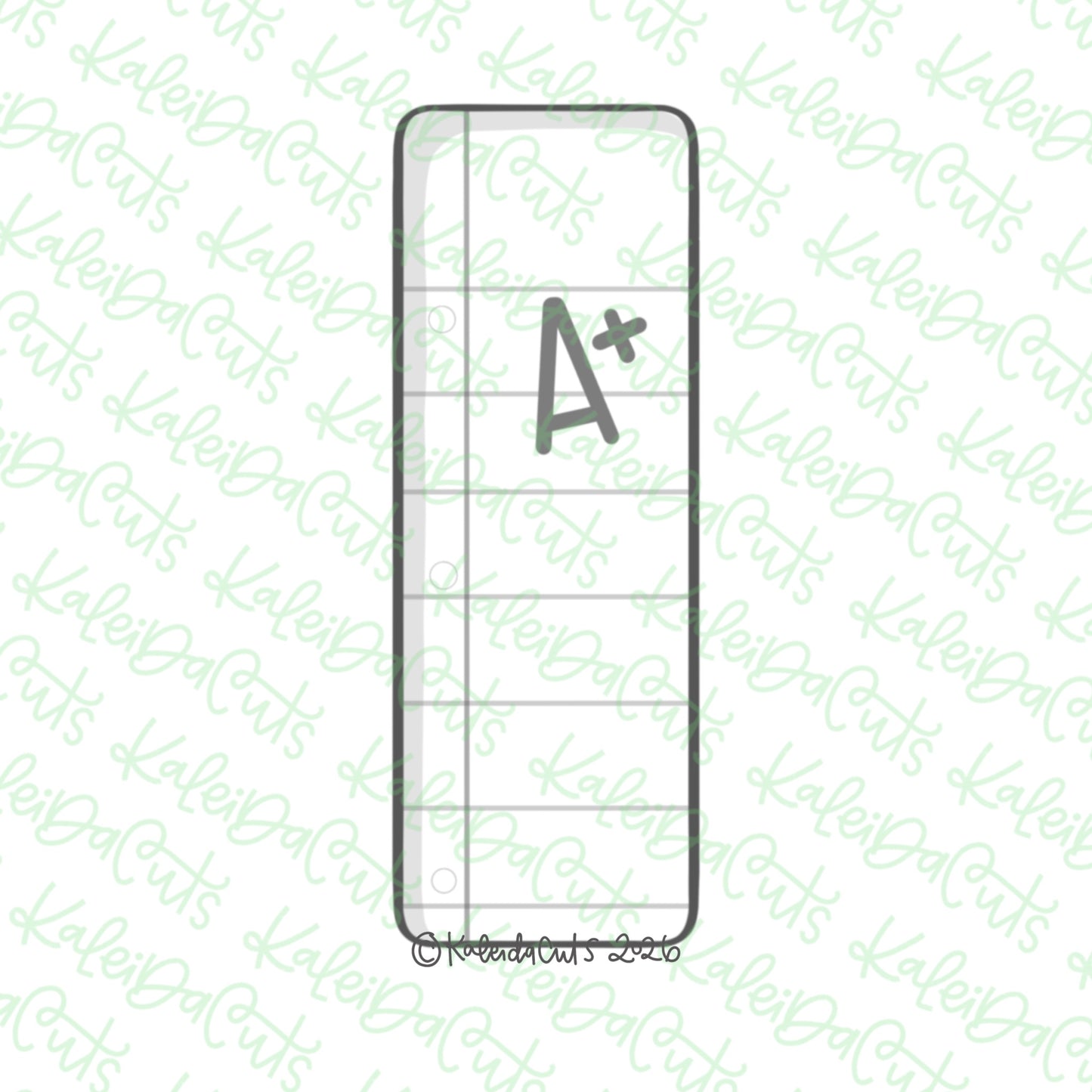 SSS Notebook Cookie Cutter