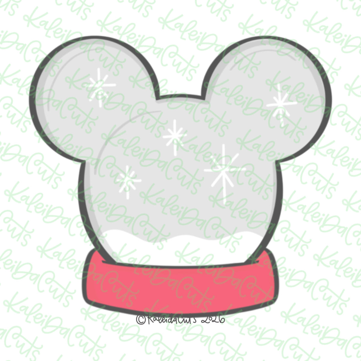 Mousemas Snowglobe Cookie Cutter