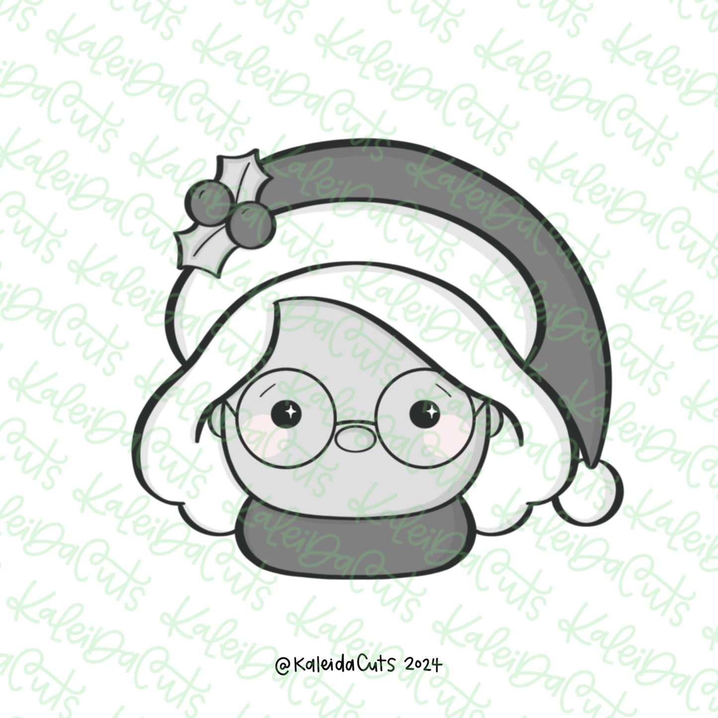 2024 Mrs Claus Cookie Cutter