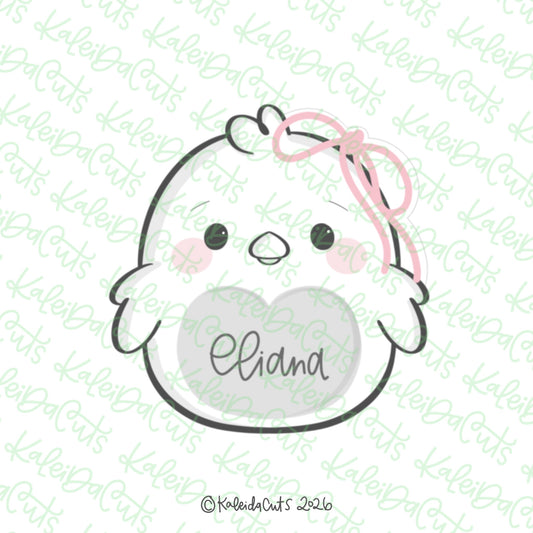 2026 Chubby Chick Bow Cookie Cutter