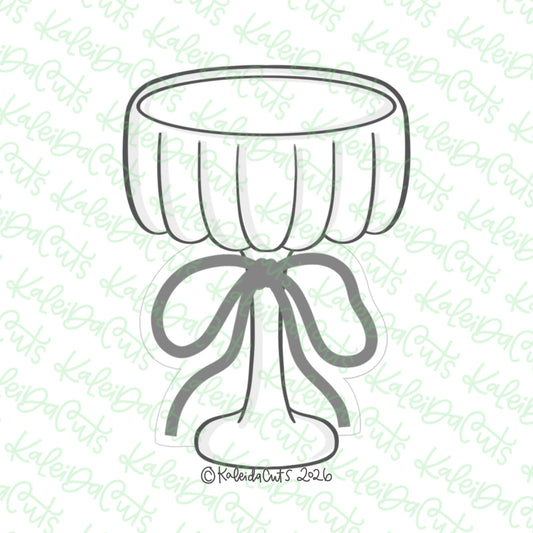 Scallop Coquette Glass Cookie Cutter
