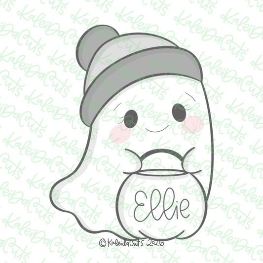 Ghost Girl Flying Cookie Cutter