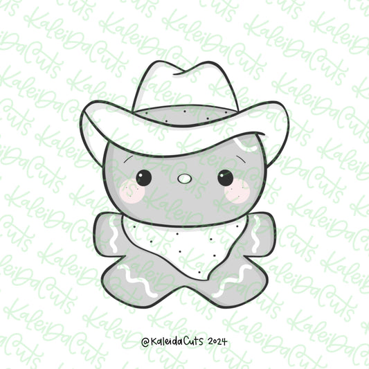Howdy Gingerbread Man Cookie Cutter