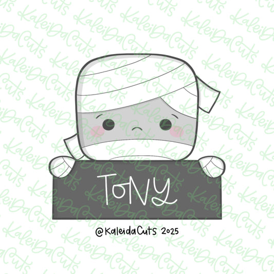 Mummy Plaque 2 Cookie Cutter