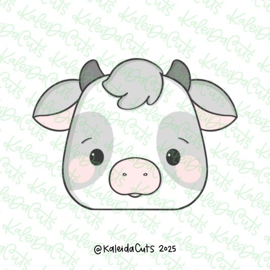 Kawaii Cow Face Cookie Cutter