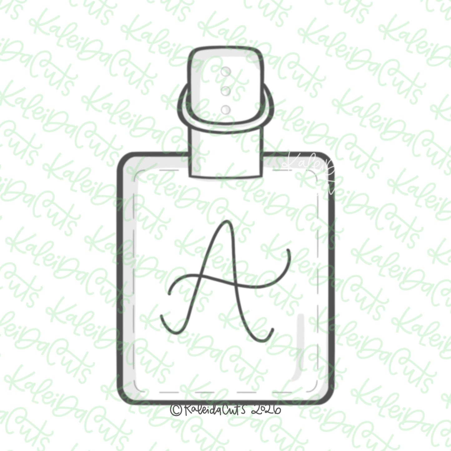 Luggage Tag Cookie Cutter