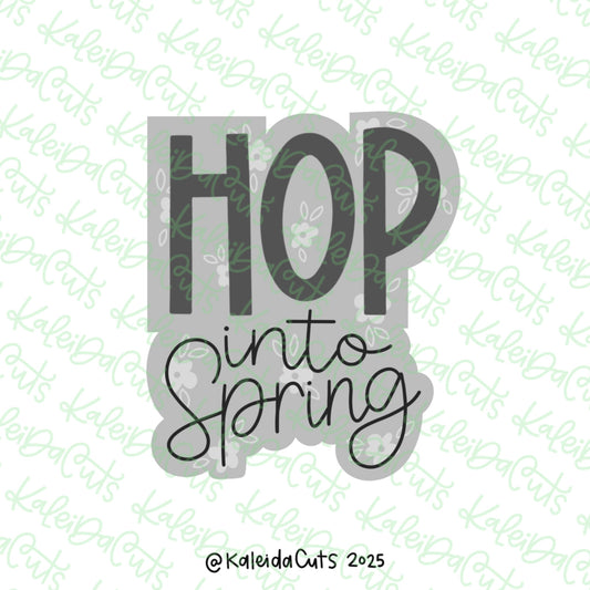 Hop Into Spring Cookie Cutter