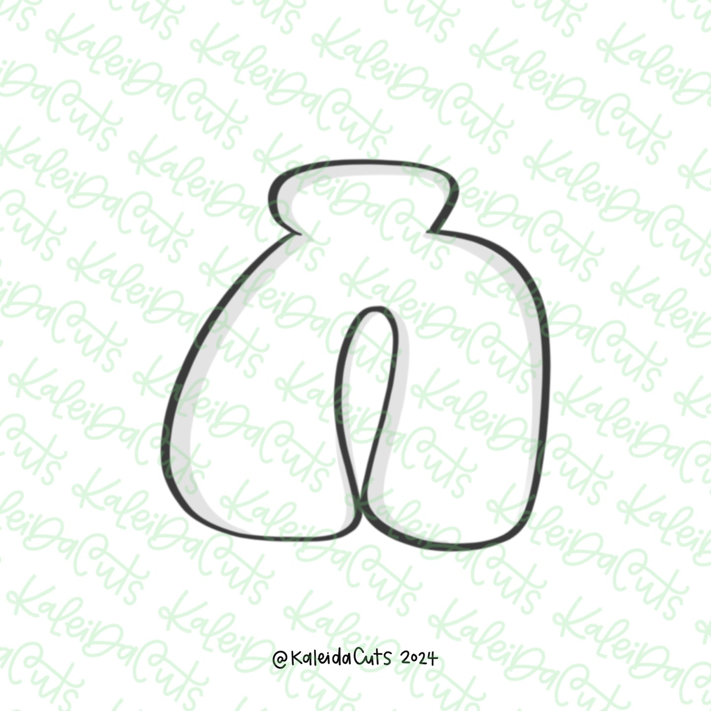 Chunky Wishbone Cookie Cutter