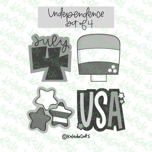 Independence Cookie Cutter Set of 4