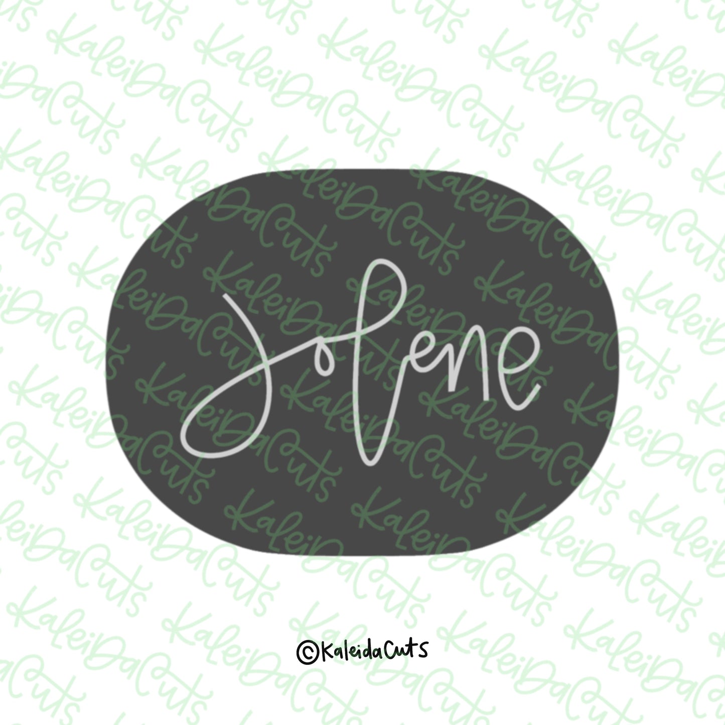 Jolene Plaque Cookie Cutter