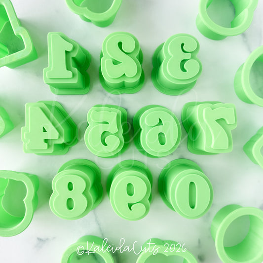 Fancy Numbers Kaleida Popper Set of 10