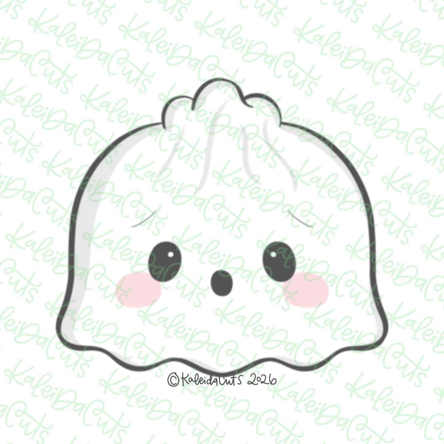 Ghost Dumpling Cookie Cutter