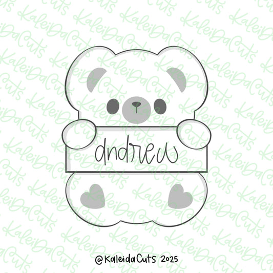 Gummy Bear Plaque Cookie Cutter