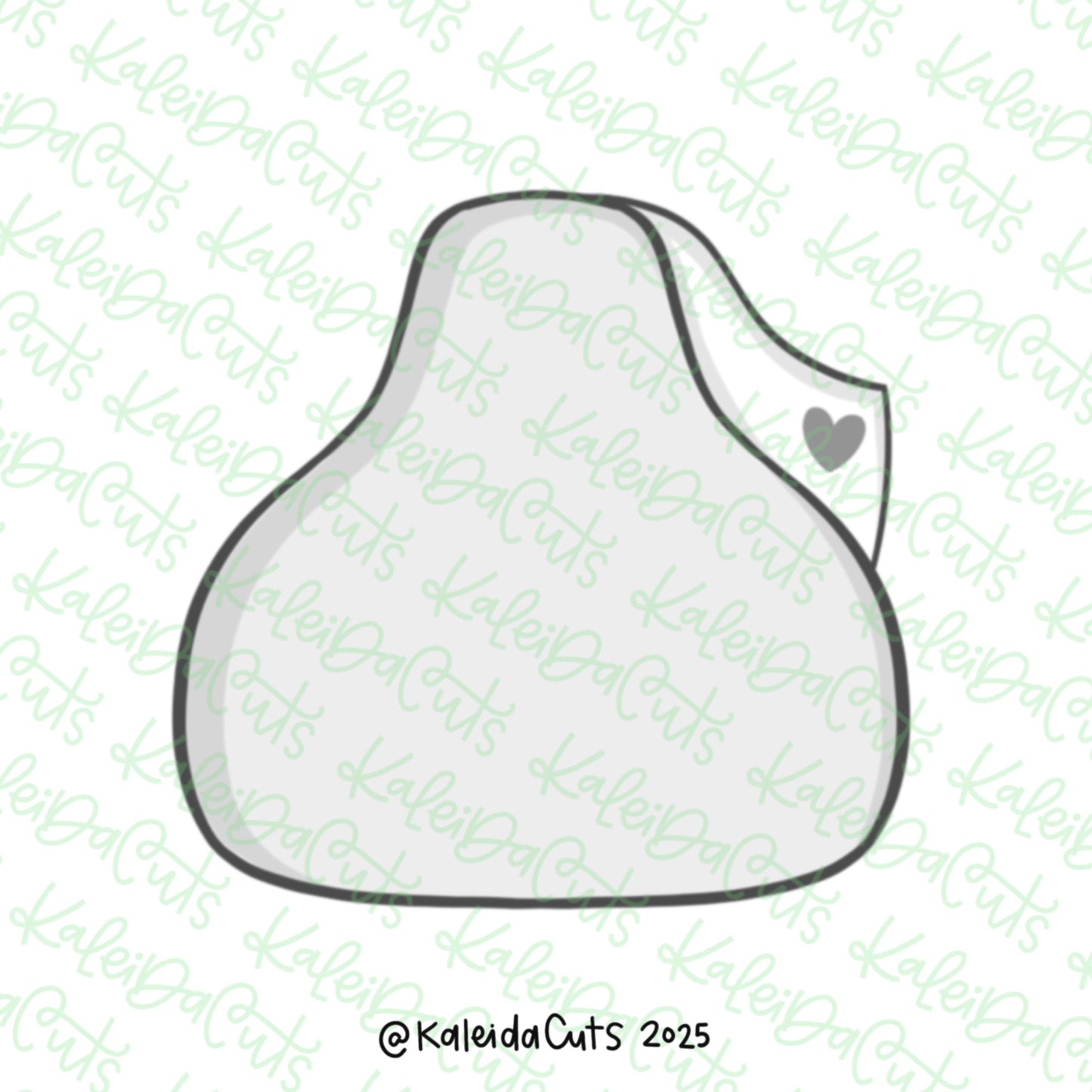 Simple Kiss Cookie Cutter