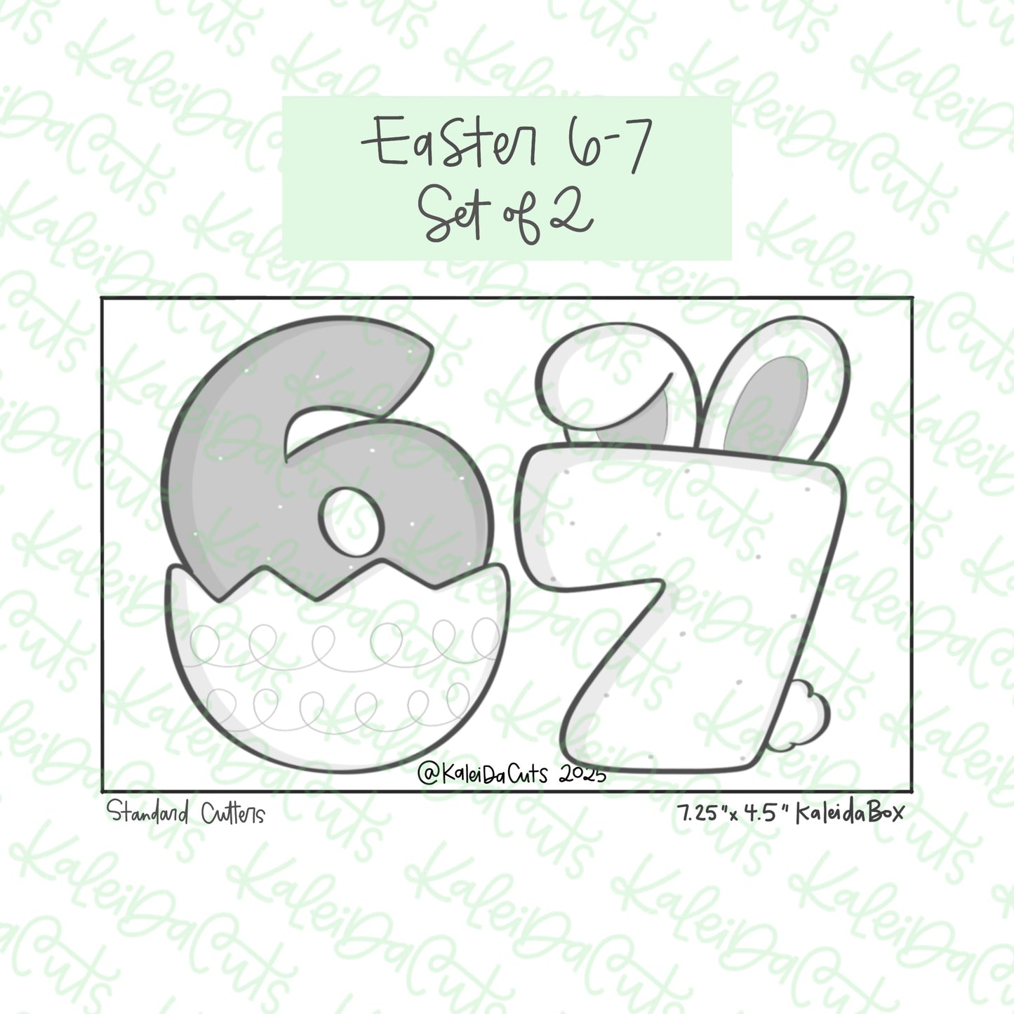Easter 6-7 Cookie Cutters Set of 2