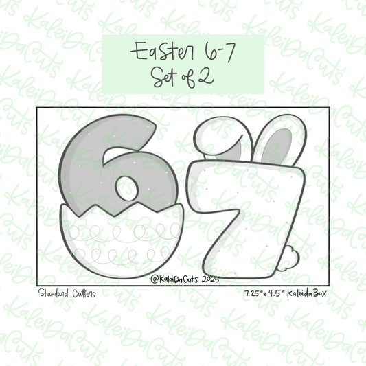 Easter 6-7 Cookie Cutters Set of 2
