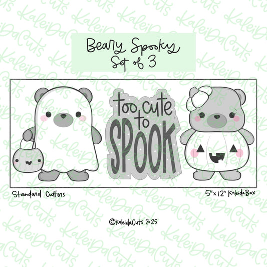 Beary Spooky Cookie Cutter Set of 3