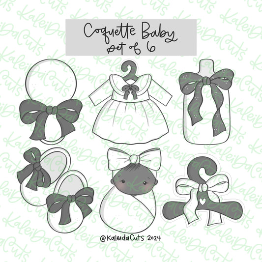 Coquette Baby Cookie Cutter Set of 6