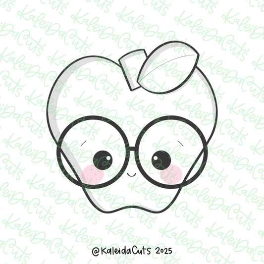 2025 Nerdy Apple Cookie Cutter