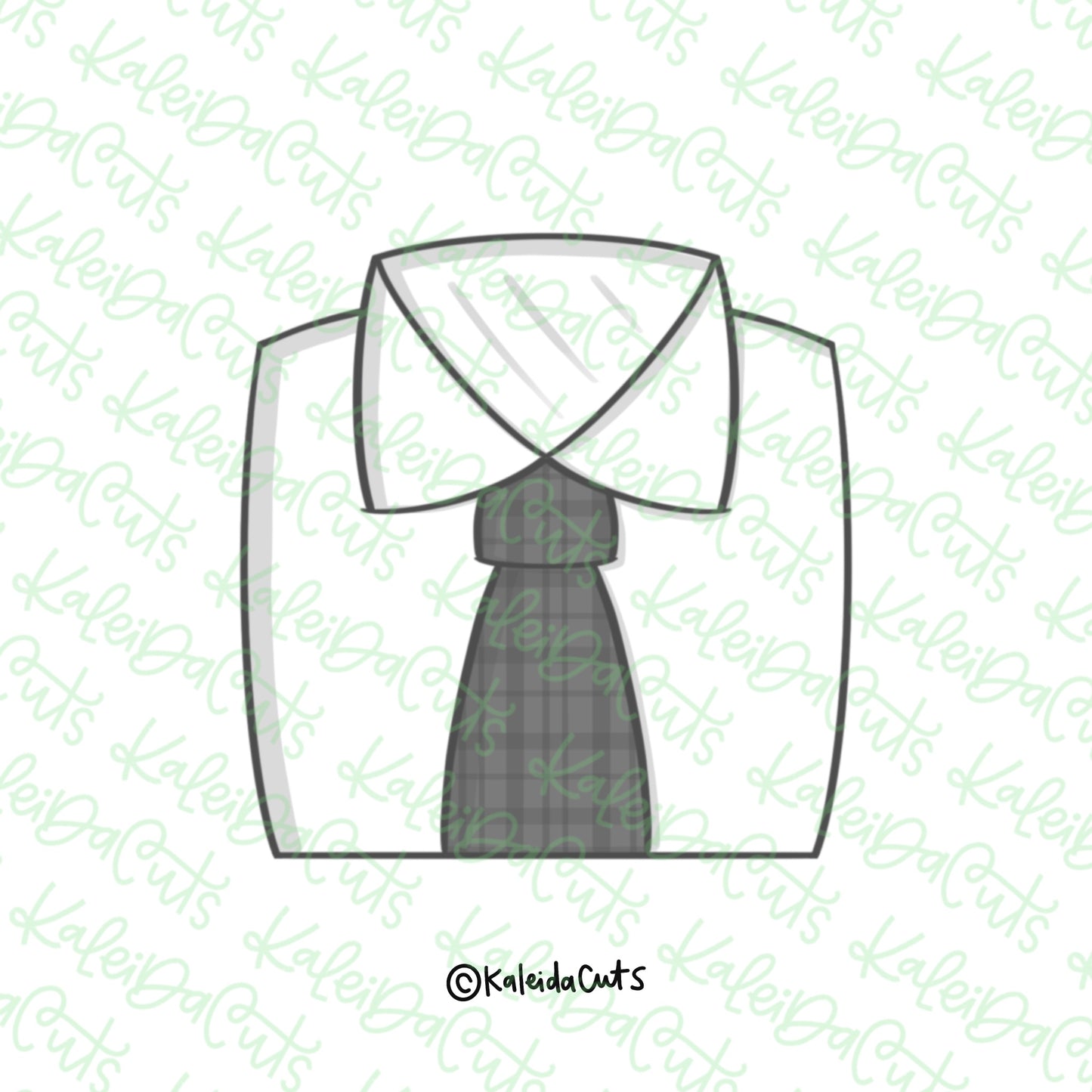 Square Folded Shirt Cookie Cutter