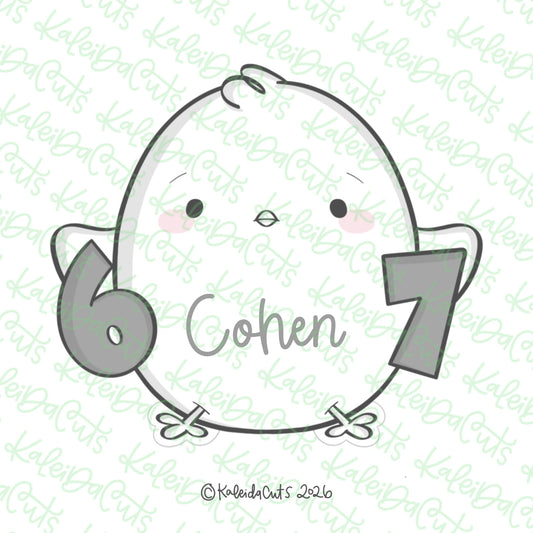 Six Seven Chick Cookie Cutter
