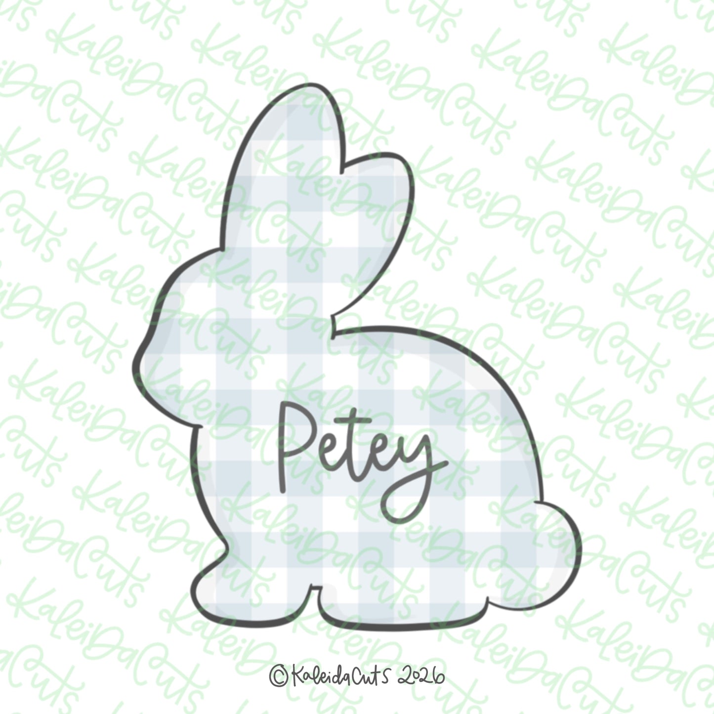 Bounding Bunny Petey Cookie Cutter