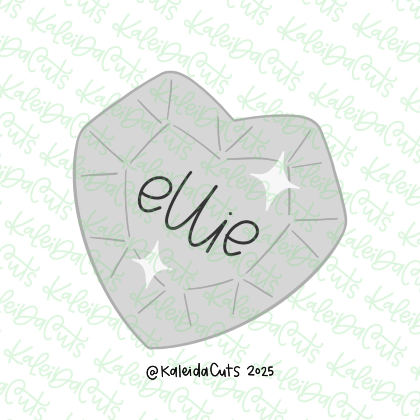 Gem Heart Cookie Cutter