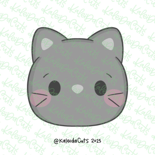 Simple Cat Face Cookie Cutter