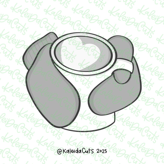 Cozy Hands Hot Chocolate Cookie Cutter