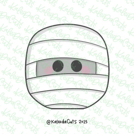 Simple Mummy Face Cookie Cutter