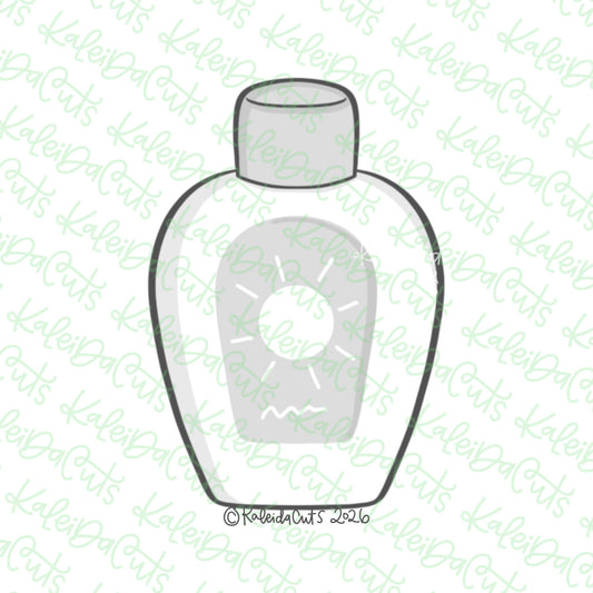 Sunscreen Bottle Cookie Cutter