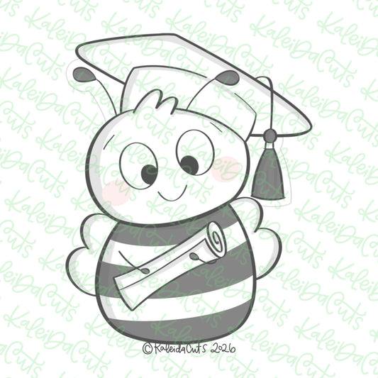 Grad Bee Cookie Cutter