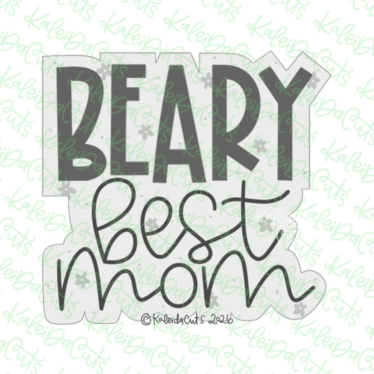 Beary Best Mom Cookie Cutter