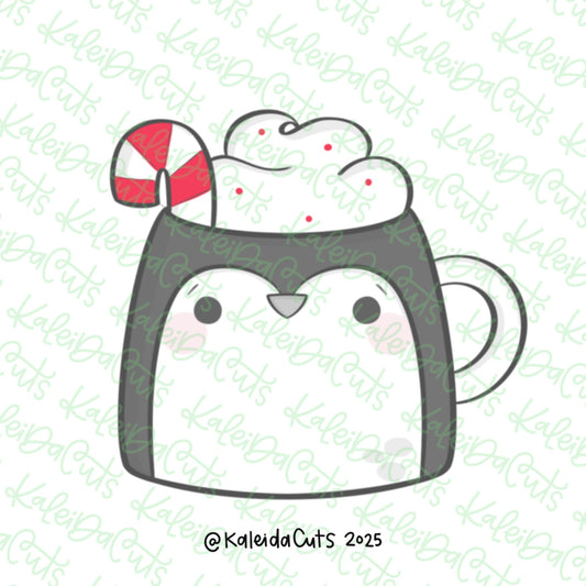 Christmas Penguin Mug Cookie Cutter