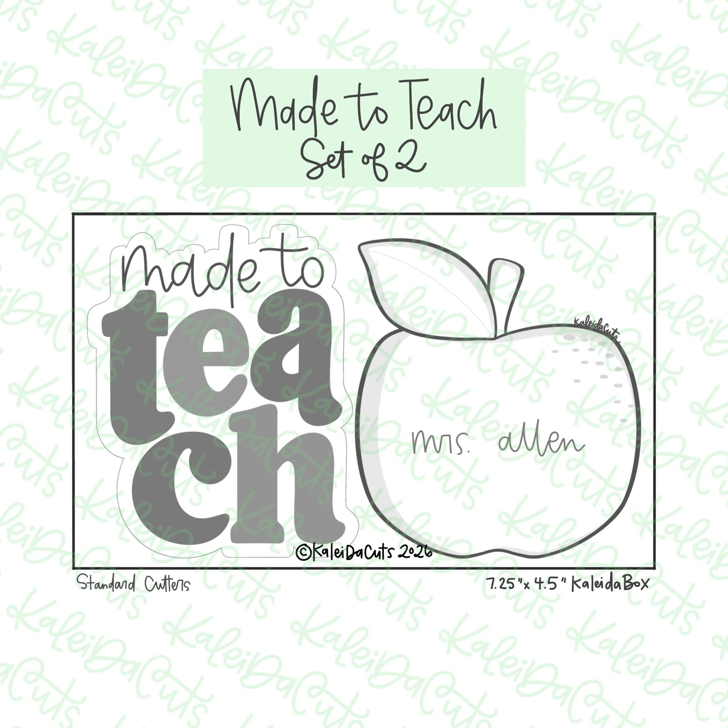 Made to Teach Cookie Cutters Set of 2