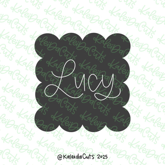 Lucy Plaque Cookie Cutter