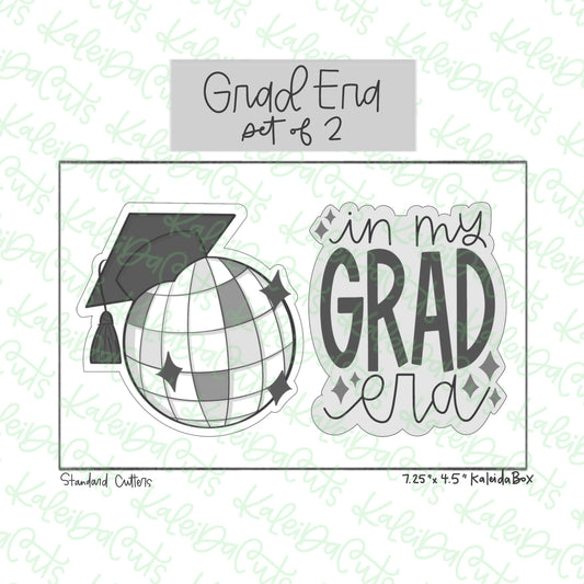 Grad Era Cookie Cutter Set of 2