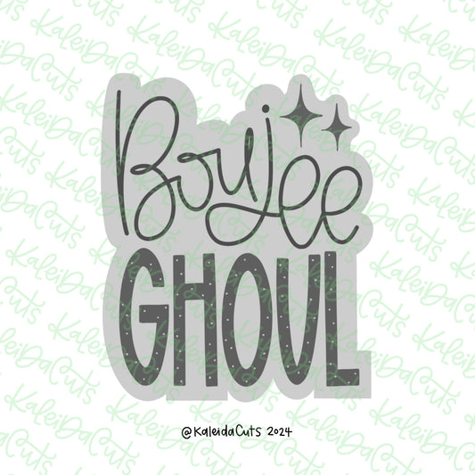 Boujee Ghoul Lettering Cookie Cutter