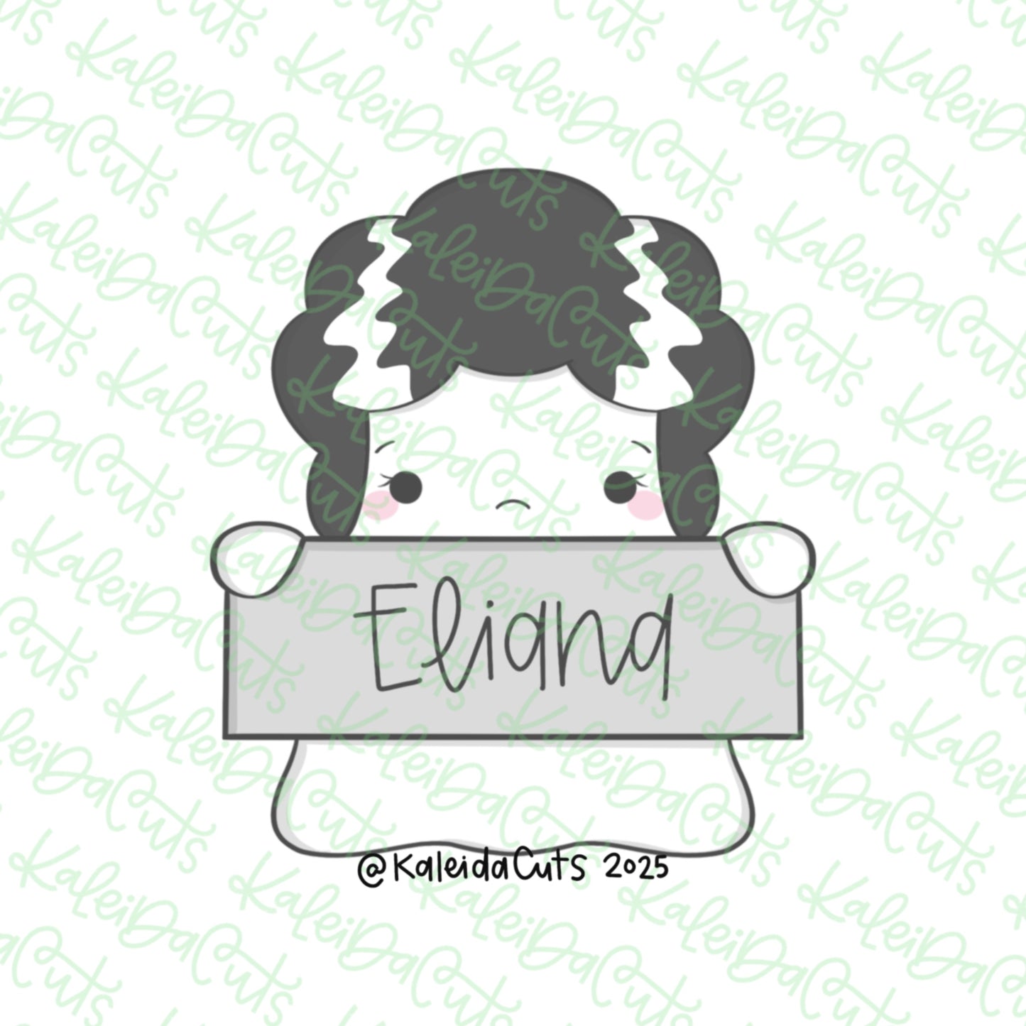 Bride of Frank Plaque Cookie Cutter