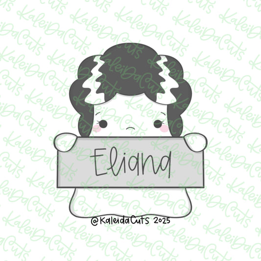Bride of Frank Plaque Cookie Cutter