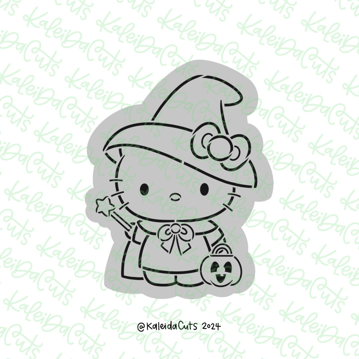 PYO Spooky Witch Kitty Cookie Cutter
