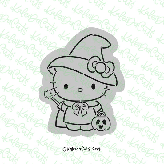 PYO Spooky Witch Kitty Cookie Cutter