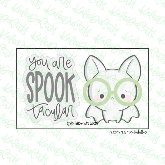 Spooky Tacular Bat Cutter Set of 2