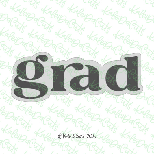 Skinny Grad Plaque 2026 Cookie Cutter
