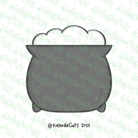 Simple Cauldron Cookie Cutter