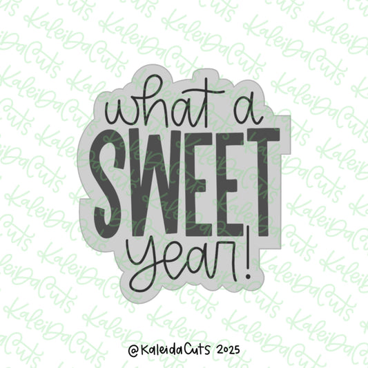 What a Sweet Year Cookie Cutter