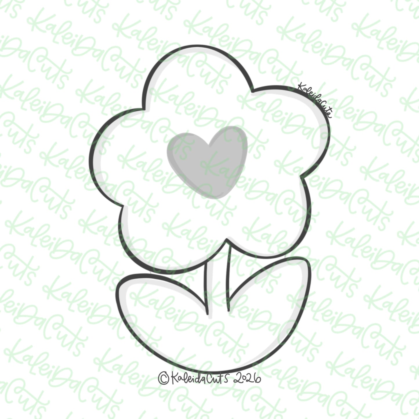 2026 Spring Flower Cookie Cutter