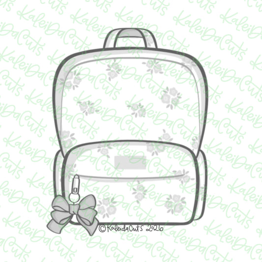 Fancy Backpack Cookie Cutter