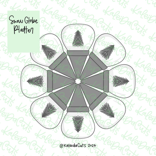 Snow Globe Platter Cookie Cutter